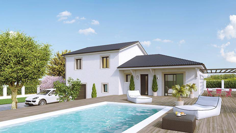 Programme terrain + maison à Alissas en Ardèche (07) de 3300 m² à vendre au prix de 449900€ - 1