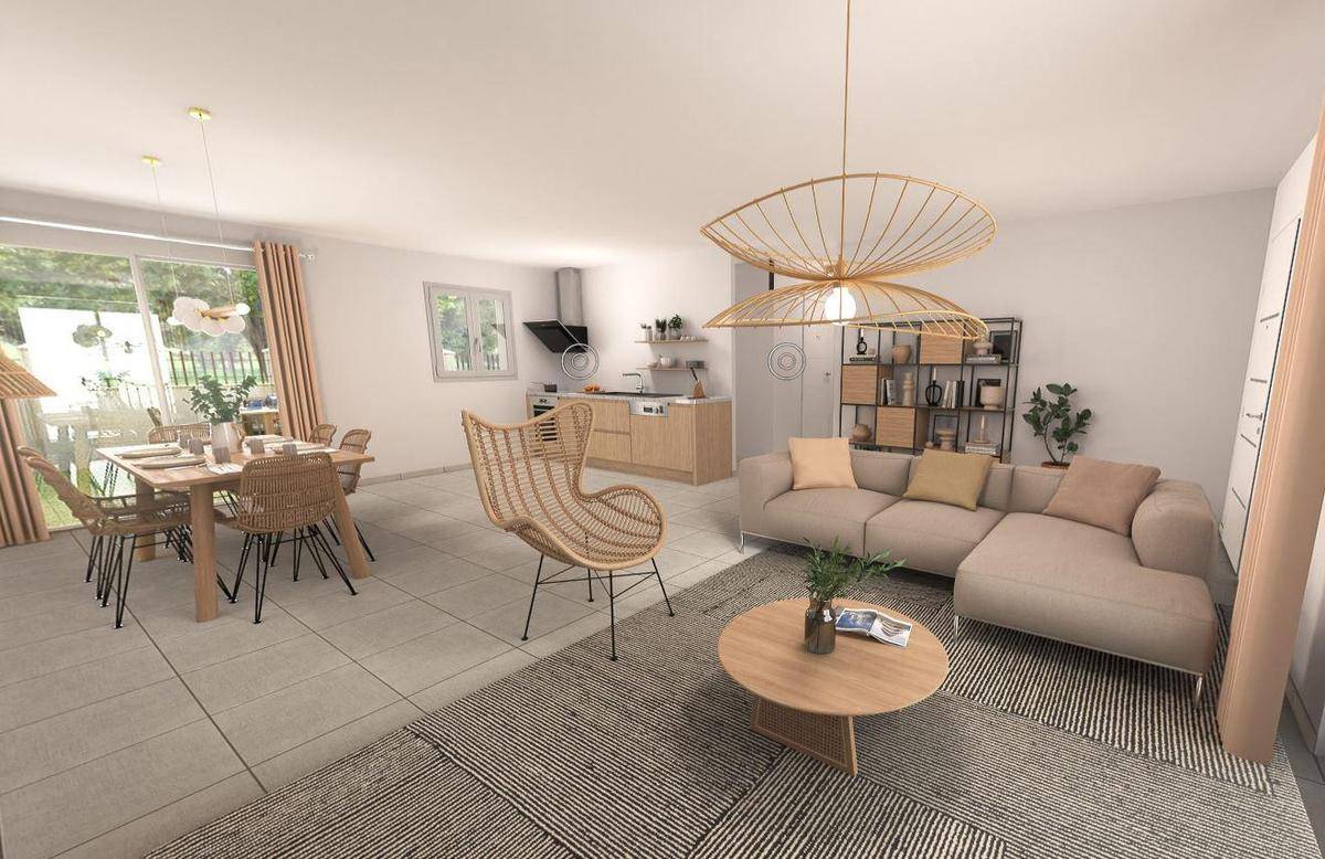 Programme terrain + maison à Crottet en Ain (01) de 380 m² à vendre au prix de 201679€ - 2
