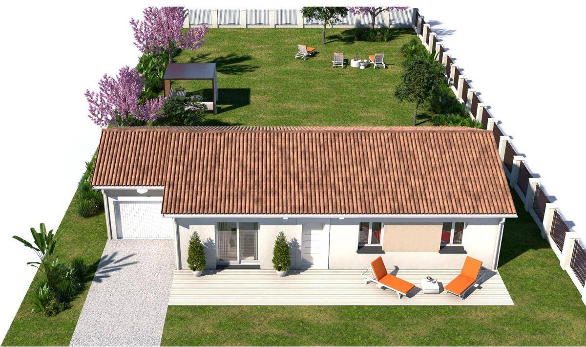 Programme terrain + maison à Mézériat en Ain (01) de 1028 m² à vendre au prix de 253024€ - 1
