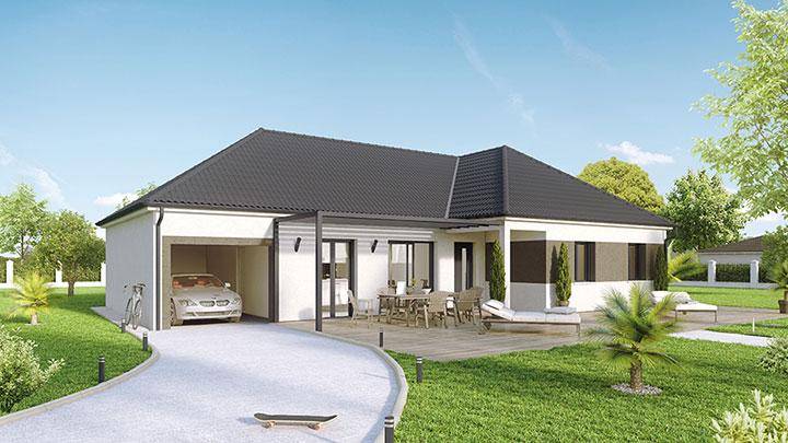 Programme terrain + maison à Saint-Bernard en Côte-d'Or (21) de 735 m² à vendre au prix de 224400€ - 1