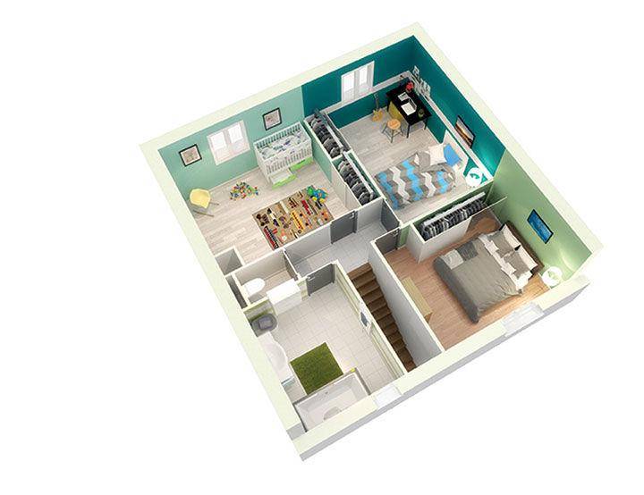 Programme terrain + maison à Villefontaine en Isère (38) de 423 m² à vendre au prix de 338300€ - 2