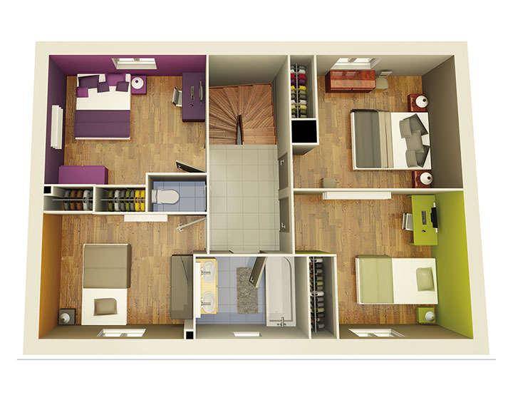 Programme terrain + maison à Voiron en Isère (38) de 332 m² à vendre au prix de 370173€ - 2