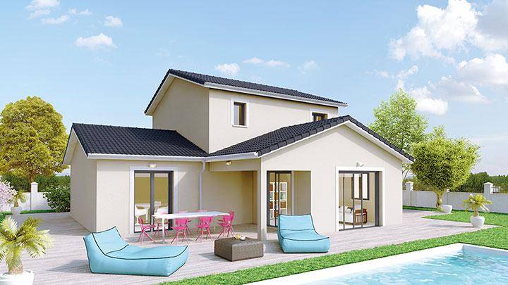 Programme terrain + maison à Vandeins en Ain (01) de 2520 m² à vendre au prix de 300051€ - 1