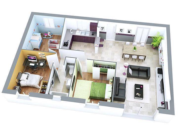 Programme terrain + maison à Morancé en Rhône (69) de 612 m² à vendre au prix de 336000€ - 3