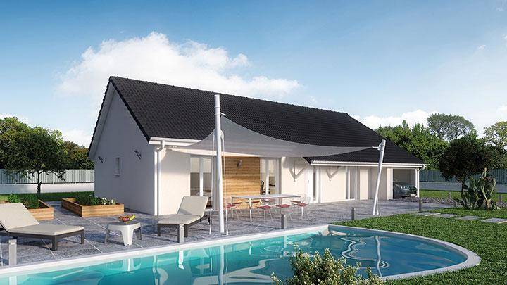 Programme terrain + maison à Auxonne en Côte-d'Or (21) de 953 m² à vendre au prix de 255700€ - 1