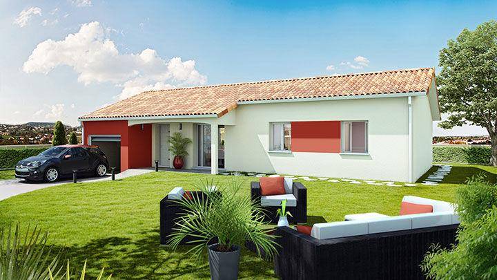 Programme terrain + maison à Jayat en Ain (01) de 672 m² à vendre au prix de 240300€ - 1