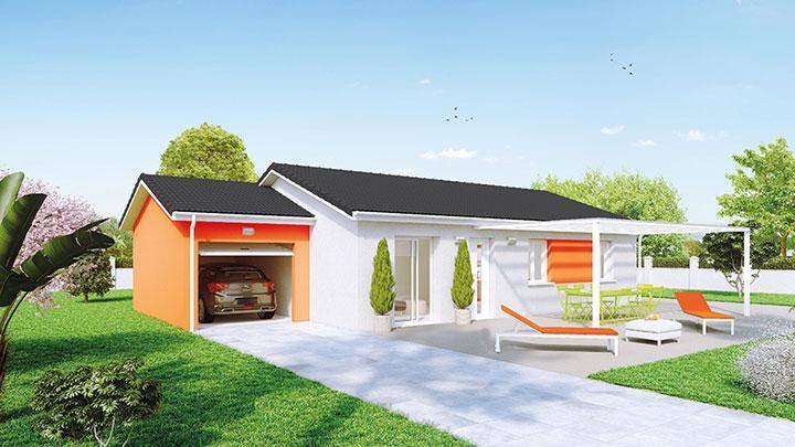Programme terrain + maison à Bizonnes en Isère (38) de 699 m² à vendre au prix de 235700€ - 1