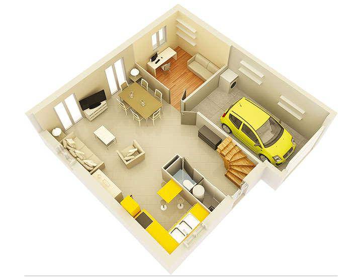 Programme terrain + maison à Rignieux-le-Franc en Ain (01) de 401 m² à vendre au prix de 322100€ - 4