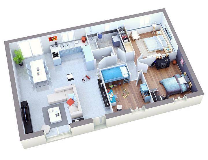 Programme terrain + maison à Thorey-sur-Ouche en Côte-d'Or (21) de 900 m² à vendre au prix de 176400€ - 4