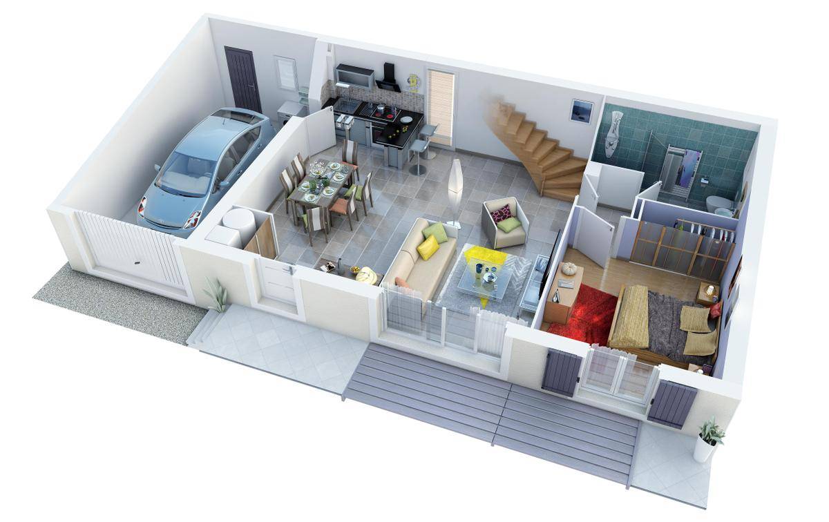Programme terrain + maison à Sorgues en Vaucluse (84) de 225 m² à vendre au prix de 276100€ - 2