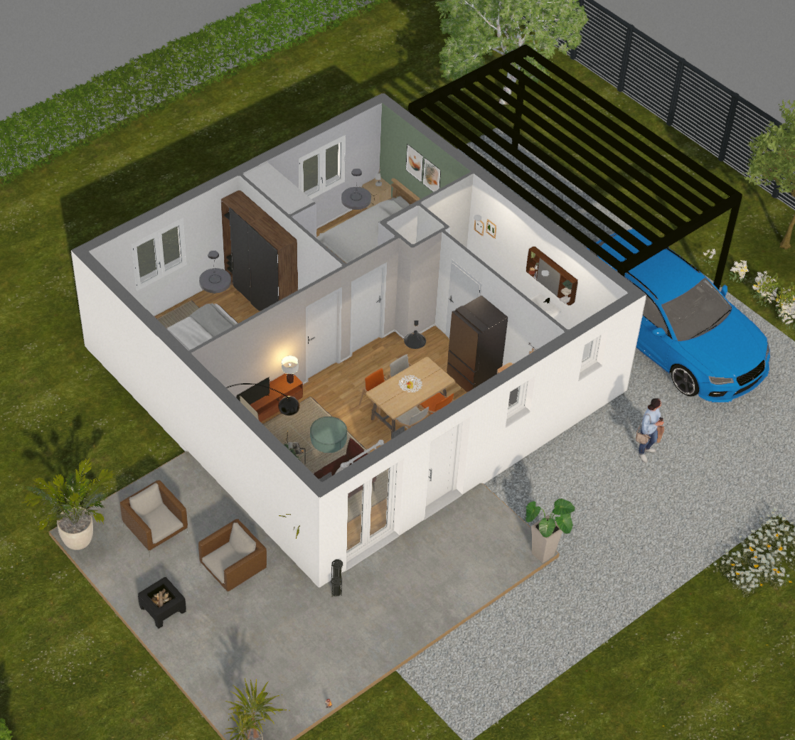 Programme terrain + maison à Marcilloles en Isère (38) de 400 m² à vendre au prix de 186965€ - 2
