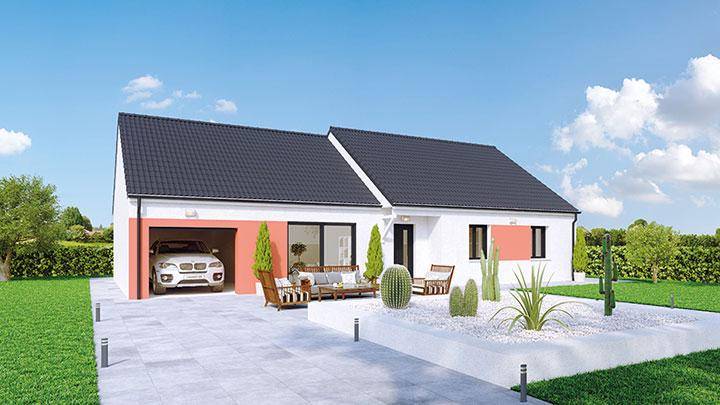 Programme terrain + maison à Is-sur-Tille en Côte-d'Or (21) de 887 m² à vendre au prix de 235100€ - 1