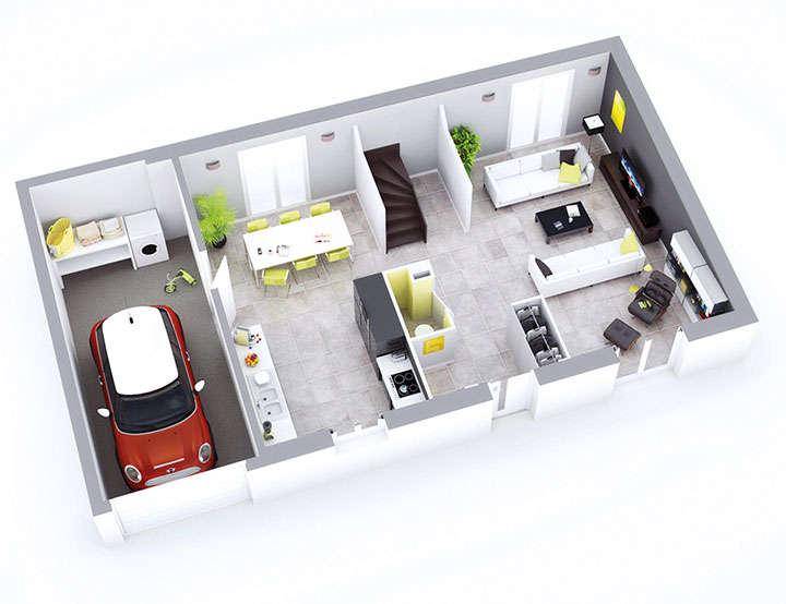 Programme terrain + maison à Gleizé en Rhône (69) de 400 m² à vendre au prix de 303947€ - 2