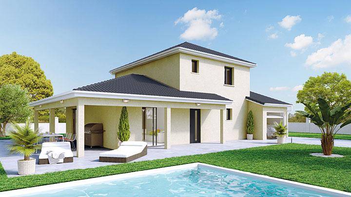 Programme terrain + maison à Confrançon en Ain (01) de 670 m² à vendre au prix de 286040€ - 1
