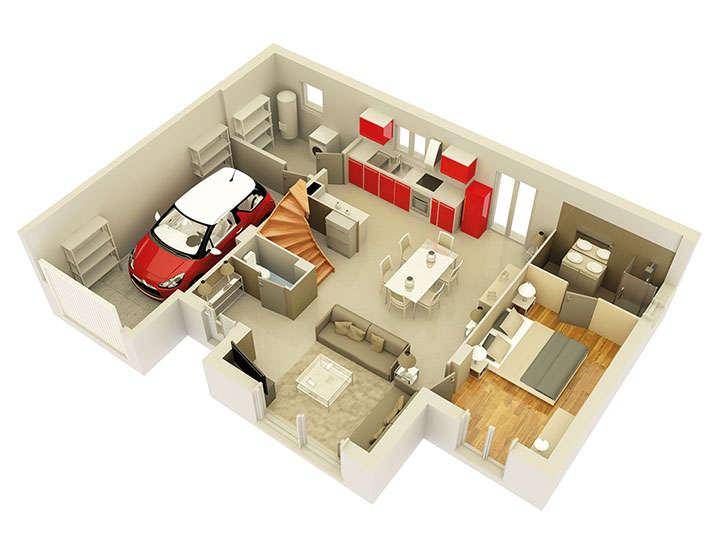 Programme terrain + maison à Irigny en Rhône (69) de 684 m² à vendre au prix de 645300€ - 3