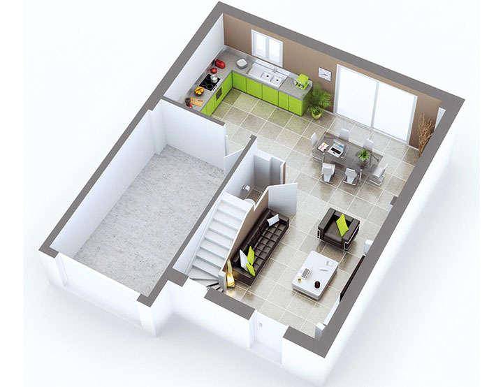 Programme terrain + maison à Ampuis en Rhône (69) de 450 m² à vendre au prix de 327500€ - 2
