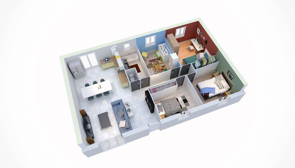 Programme terrain + maison à Saint-Hilaire-du-Rosier en Isère (38) de 320 m² à vendre au prix de 212446€ - 2