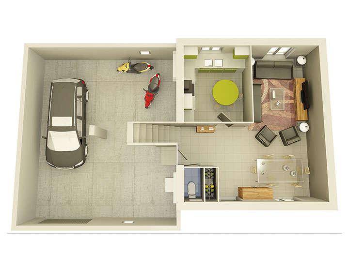 Programme terrain + maison à Gredisans en Jura (39) de 524 m² à vendre au prix de 196100€ - 3