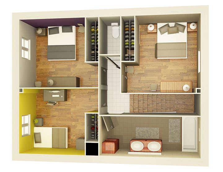 Programme terrain + maison à Voiron en Isère (38) de 613 m² à vendre au prix de 377918€ - 3