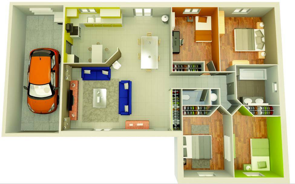 Programme terrain + maison à Vaison-la-Romaine en Vaucluse (84) de 446 m² à vendre au prix de 296500€ - 2