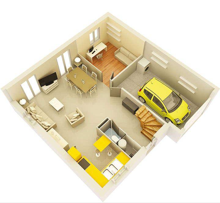 Programme terrain + maison à Sorgues en Vaucluse (84) de 225 m² à vendre au prix de 266300€ - 2