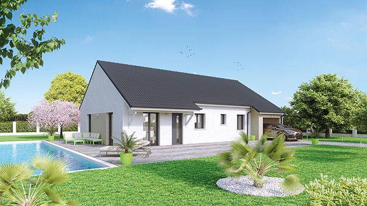 Programme terrain + maison à Choisey en Jura (39) de 1021 m² à vendre au prix de 247070€ - 1
