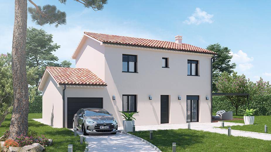 Programme terrain + maison à Chomérac en Ardèche (07) de 445 m² à vendre au prix de 299000€ - 1