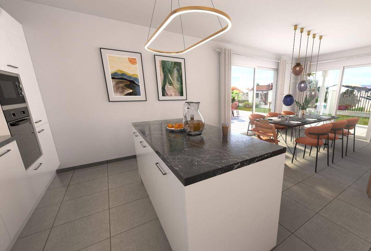 Programme terrain + maison à Jasseron en Ain (01) de 553 m² à vendre au prix de 303133€ - 2