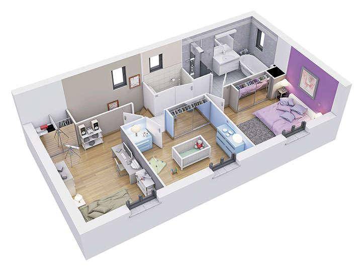 Programme terrain + maison à Vienne en Isère (38) de 909 m² à vendre au prix de 474100€ - 3
