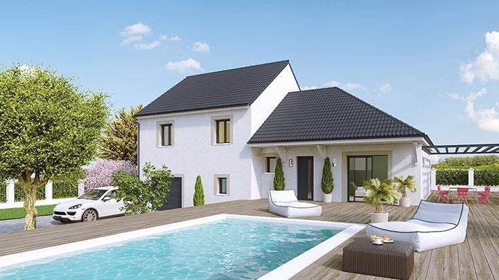 Programme terrain + maison à Colombe en Isère (38) de 640 m² à vendre au prix de 345823€ - 1