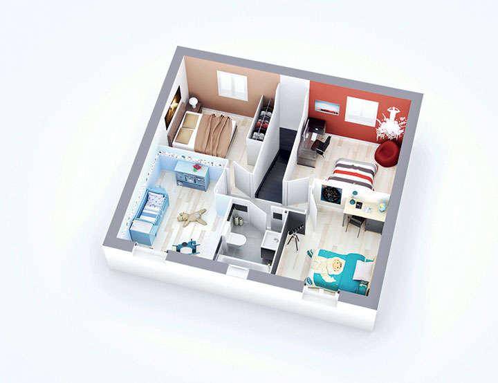 Programme terrain + maison à Saint-Jean-de-Thurigneux en Ain (01) de 550 m² à vendre au prix de 324400€ - 4