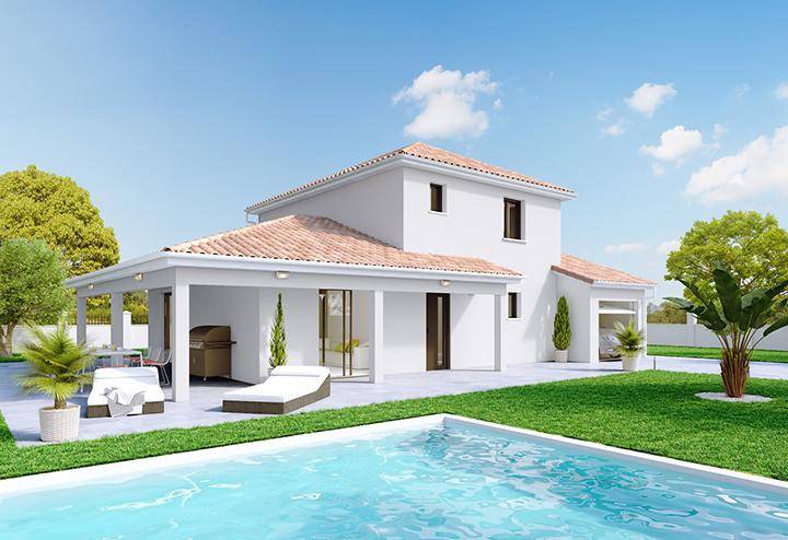 Programme terrain + maison à Lavilledieu en Ardèche (07) de 689 m² à vendre au prix de 355500€ - 1