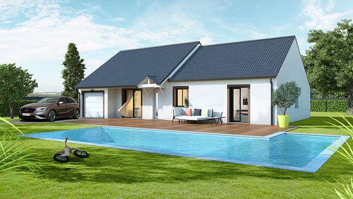 Programme terrain + maison à Sainte-Marie-la-Blanche en Côte-d'Or (21) de 600 m² à vendre au prix de 261500€ - 1