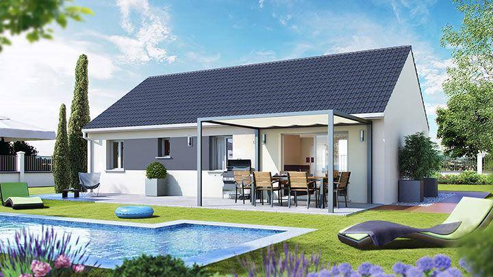 Programme terrain + maison à Selongey en Côte-d'Or (21) de 700 m² à vendre au prix de 175478€ - 1