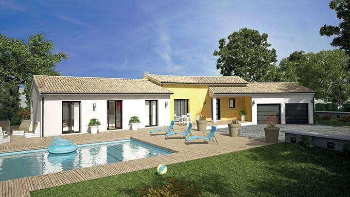 Programme terrain + maison à Saint-Étienne-sur-Reyssouze en Ain (01) de 1068 m² à vendre au prix de 327389€ - 1