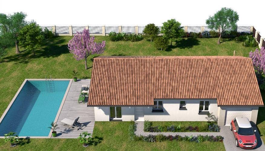 Programme terrain + maison à Loyettes en Ain (01) de 555 m² à vendre au prix de 327000€ - 1