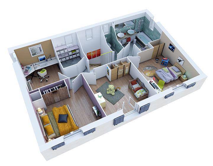 Programme terrain + maison à Sorgues en Vaucluse (84) de 1100 m² à vendre au prix de 422400€ - 3