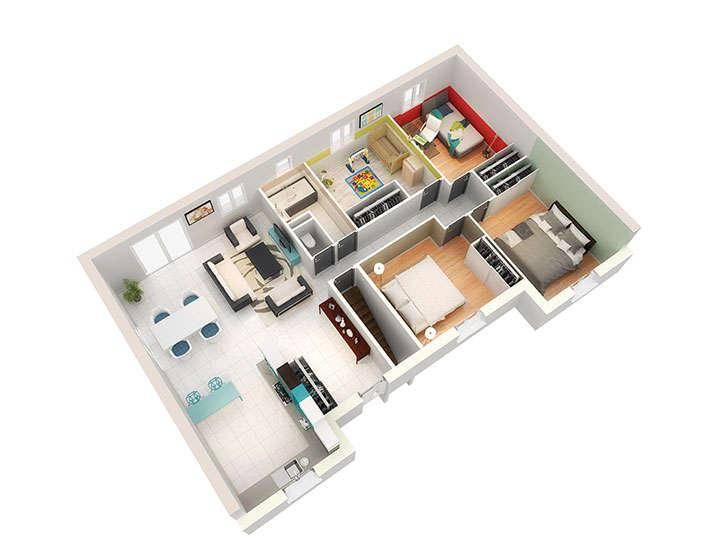 Programme terrain + maison à Colombe en Isère (38) de 850 m² à vendre au prix de 351411€ - 2