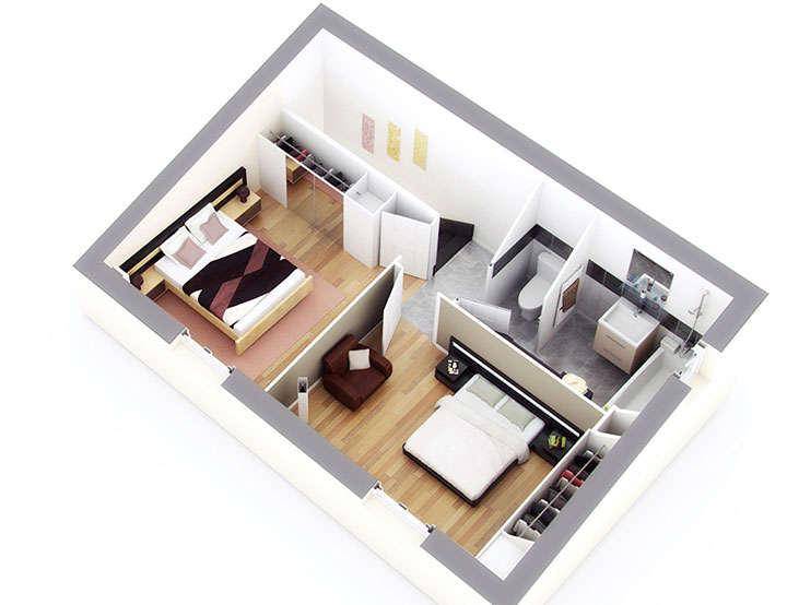 Programme terrain + maison à Saint-Martin-le-Châtel en Ain (01) de 575 m² à vendre au prix de 233000€ - 4