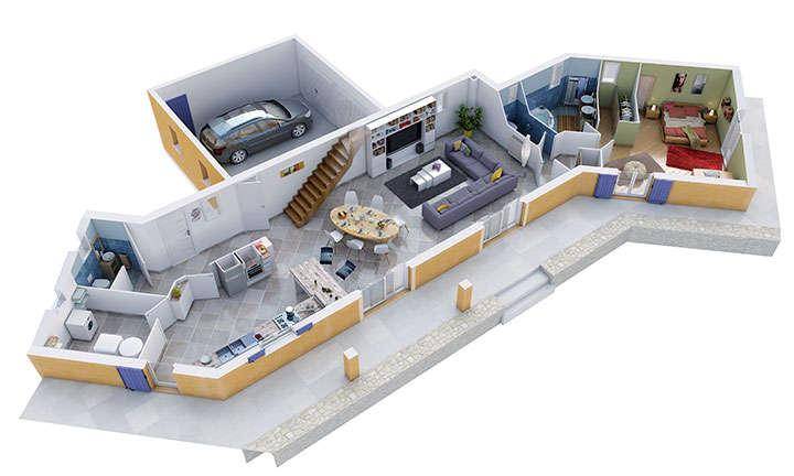 Programme terrain + maison à Piolenc en Vaucluse (84) de 854 m² à vendre au prix de 461400€ - 2