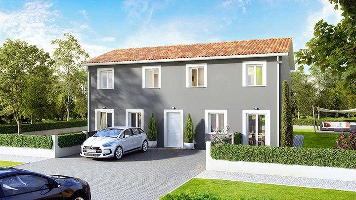 Programme terrain + maison à Is-sur-Tille en Côte-d'Or (21) de 906 m² à vendre au prix de 380680€ - 3
