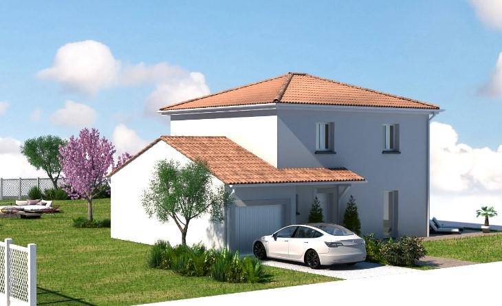 Programme terrain + maison à Rignieux-le-Franc en Ain (01) de 419 m² à vendre au prix de 316000€ - 1