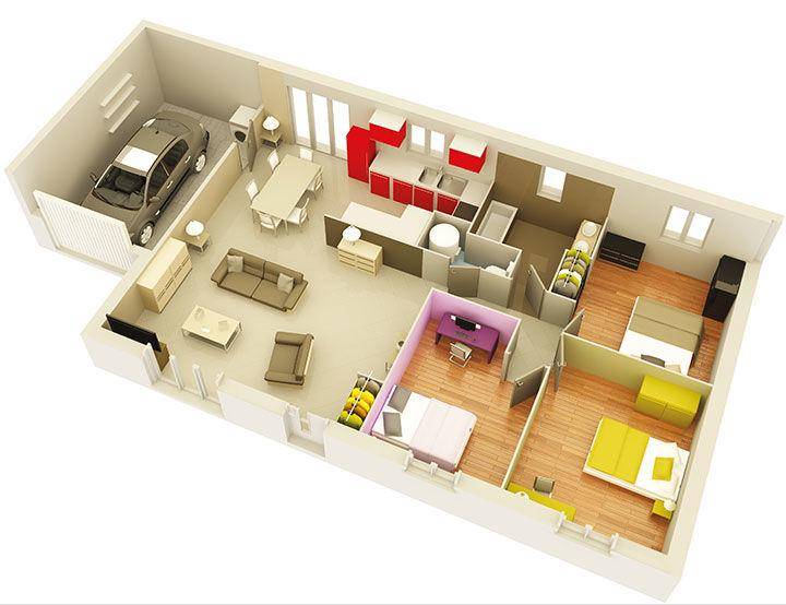 Programme terrain + maison à Sorgues en Vaucluse (84) de 225 m² à vendre au prix de 242900€ - 2