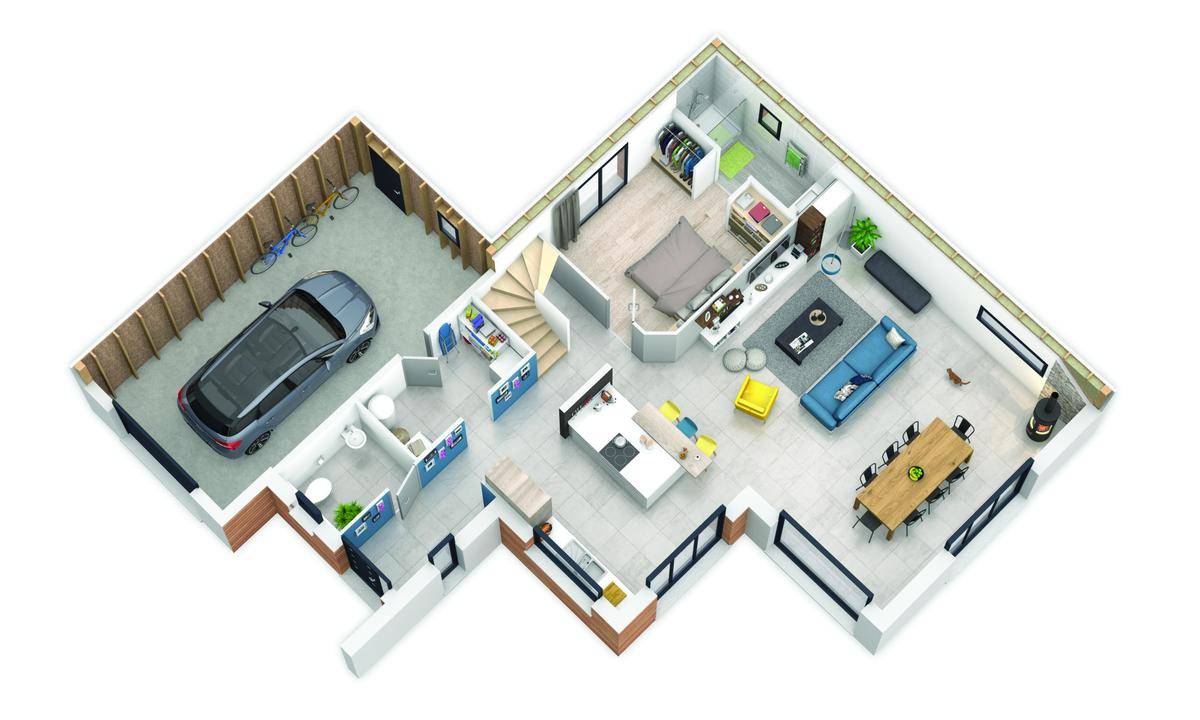Programme terrain + maison à Mulsanne en Sarthe (72) de 451 m² à vendre au prix de 241700€ - 3