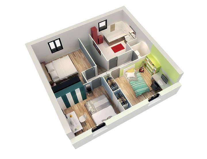 Programme terrain + maison à Saint-Genis-Laval en Rhône (69) de 322 m² à vendre au prix de 387500€ - 2