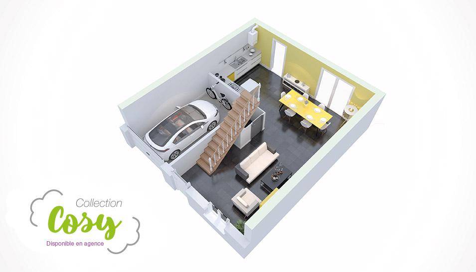 Programme terrain + maison à Saint-Hilaire-du-Rosier en Isère (38) de 340 m² à vendre au prix de 219902€ - 3