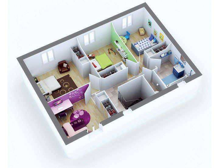 Programme terrain + maison à Chazey-Bons en Ain (01) de 823 m² à vendre au prix de 269000€ - 3