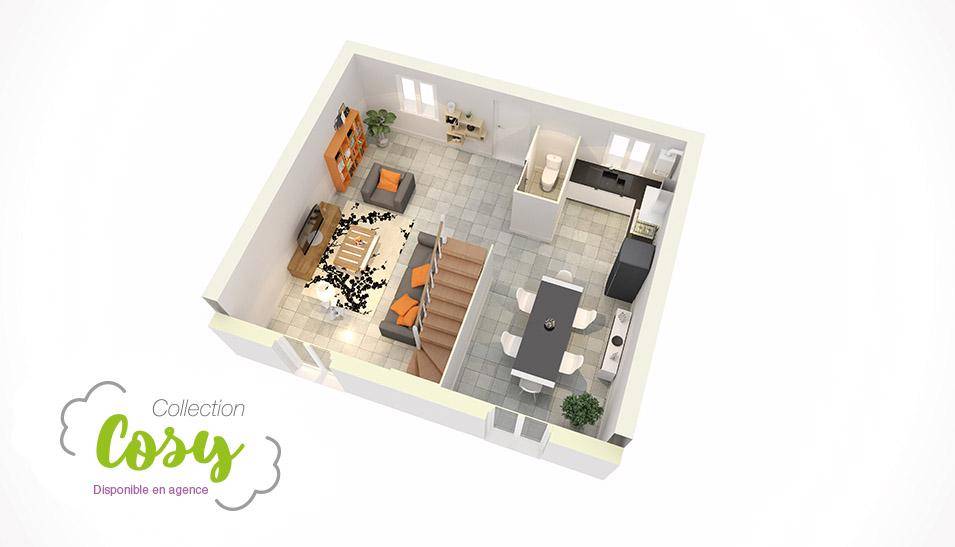 Programme terrain + maison à Tullins en Isère (38) de 324 m² à vendre au prix de 249276€ - 3