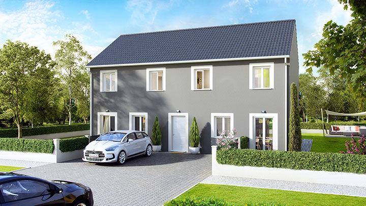 Programme terrain + maison à Is-sur-Tille en Côte-d'Or (21) de 906 m² à vendre au prix de 380680€ - 1