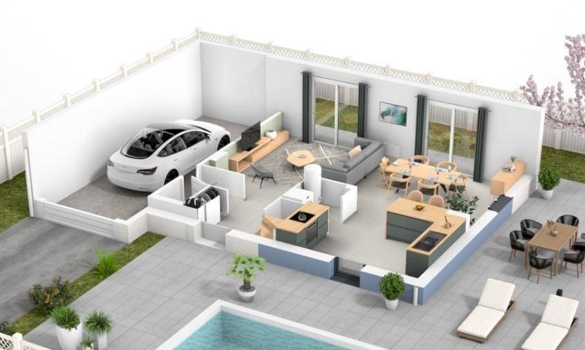 Programme terrain + maison à Simandres en Rhône (69) de 363 m² à vendre au prix de 399400€ - 3